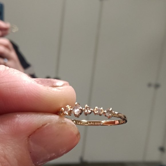 Catbird 14k gold Snow Queen Ring sz 8 1/2 real diamonds - Picture 9 of 16